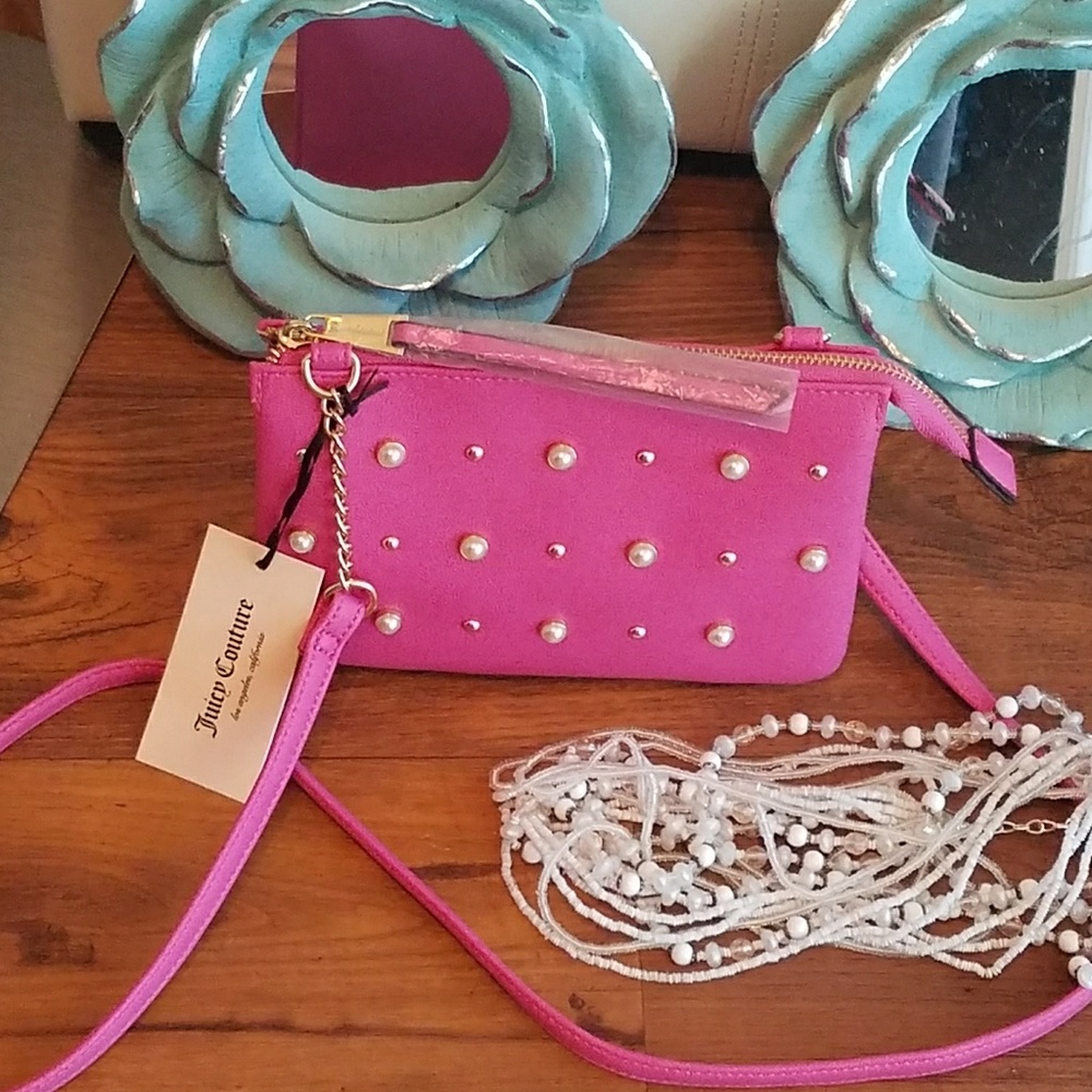 "Flamingo Pink" Pearly Girl Over the body tote